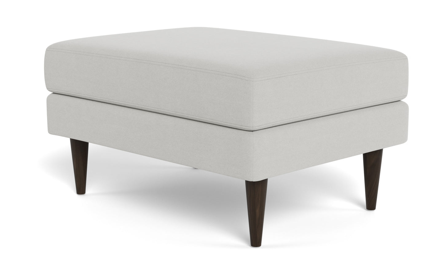Wallace Untufted Ottoman - Dream Dove