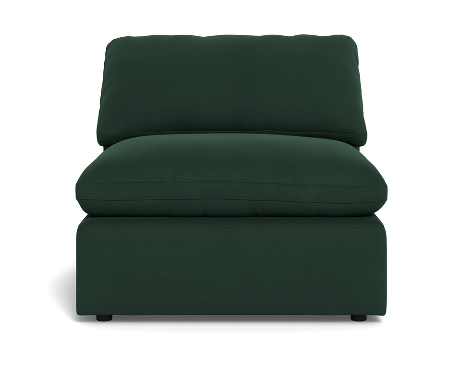Fluffy Small Armless Chair - Dream Forest