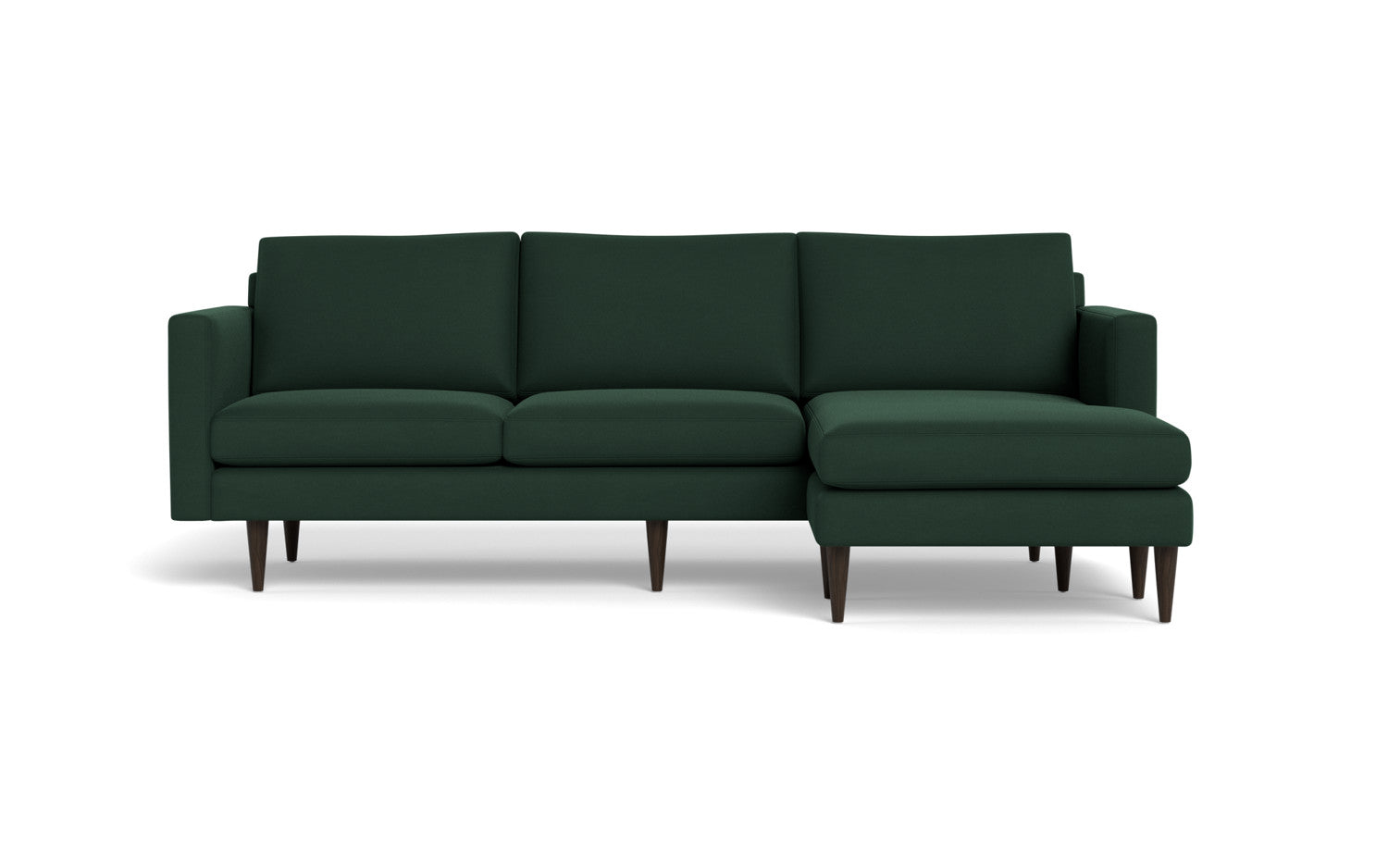 Wallace 98" Untufted Reversible Chaise Sofa - Dream Forest