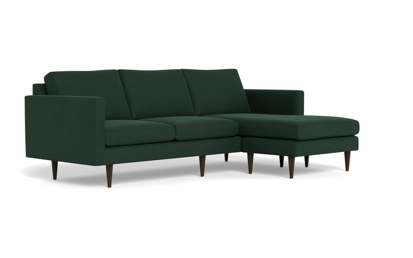 Wallace 98" Untufted Reversible Chaise Sofa - Dream Forest