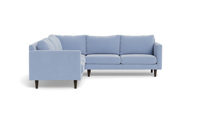 Wallace 102" Untufted Corner Sectional - Dream French Blue