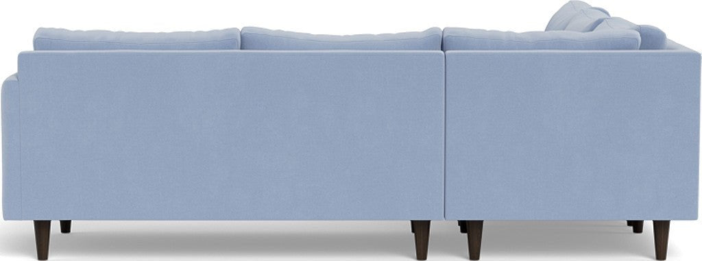Wallace 102" Untufted Corner Sectional - Dream French Blue