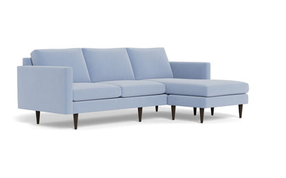 Wallace 98" Untufted Reversible Chaise Sofa - Dream French Blue