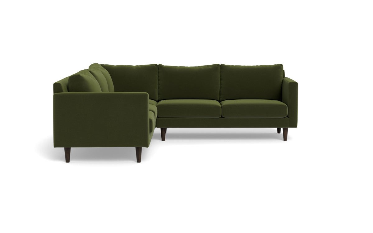 Wallace 102" Untufted Corner Sectional - Dream Olive