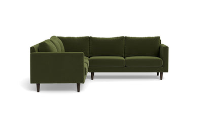 Wallace 102" Untufted Corner Sectional - Dream Olive