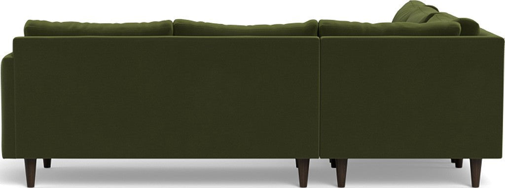 Wallace 102" Untufted Corner Sectional - Dream Olive