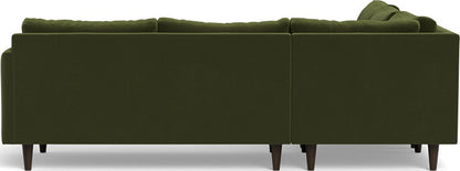 Wallace 102" Untufted Corner Sectional - Dream Olive
