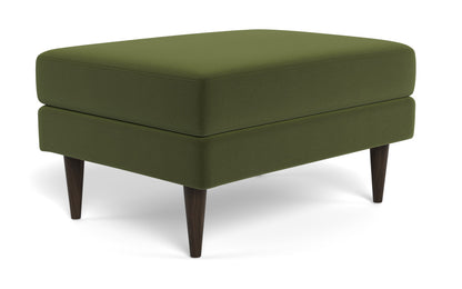 Wallace Untufted Ottoman - Dream Olive