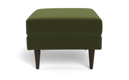 Wallace Untufted Ottoman - Dream Olive