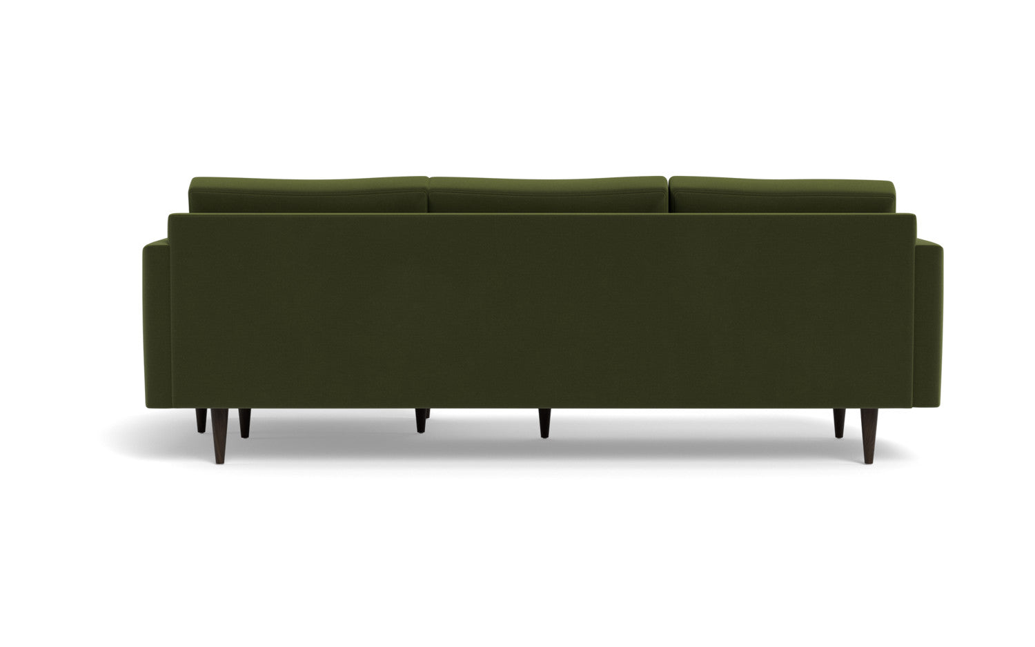 Wallace 98" Untufted Reversible Chaise Sofa - Dream Olive