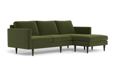 Wallace 98" Untufted Reversible Chaise Sofa - Dream Olive