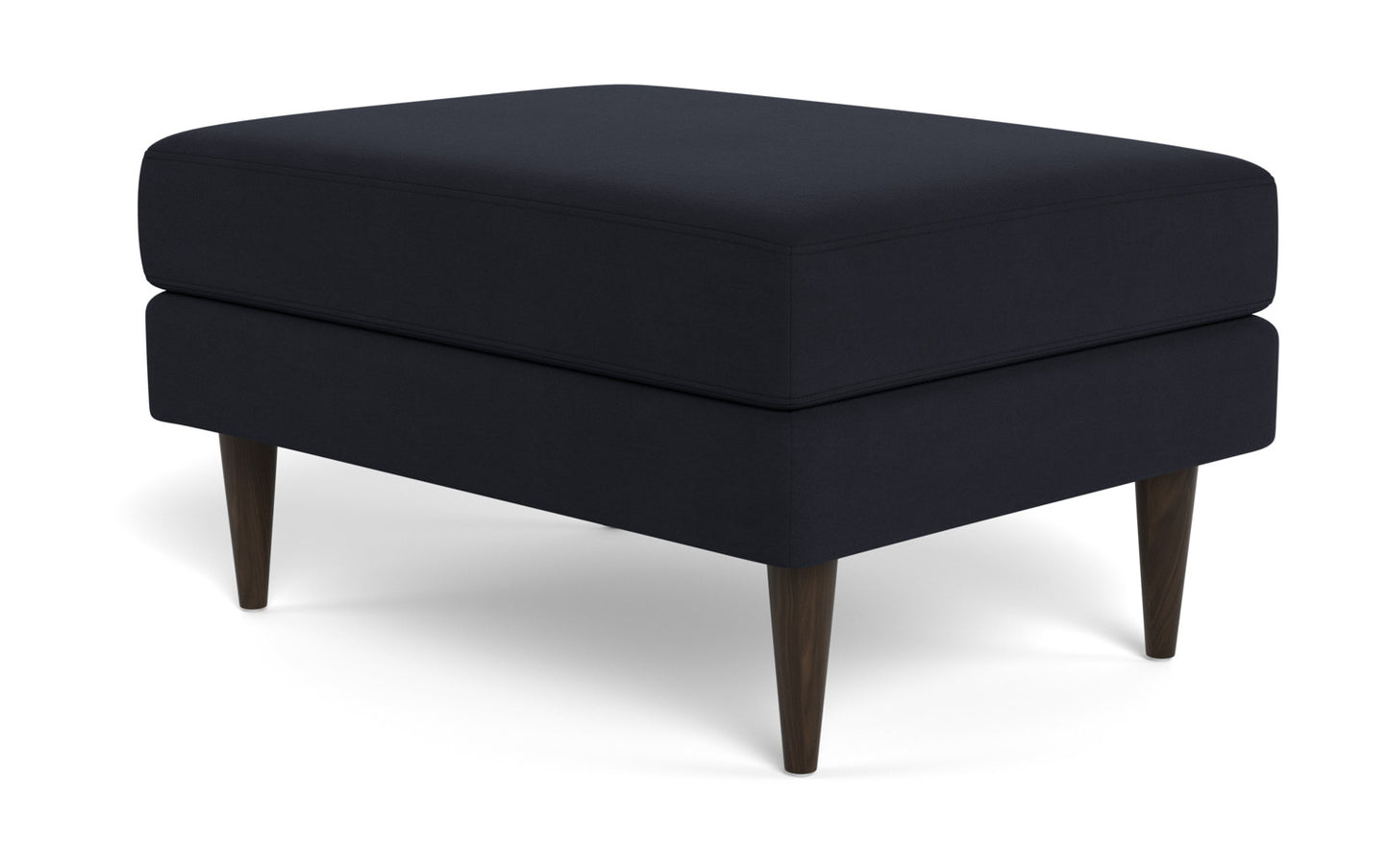 Wallace Untufted Ottoman - Dream Onyx
