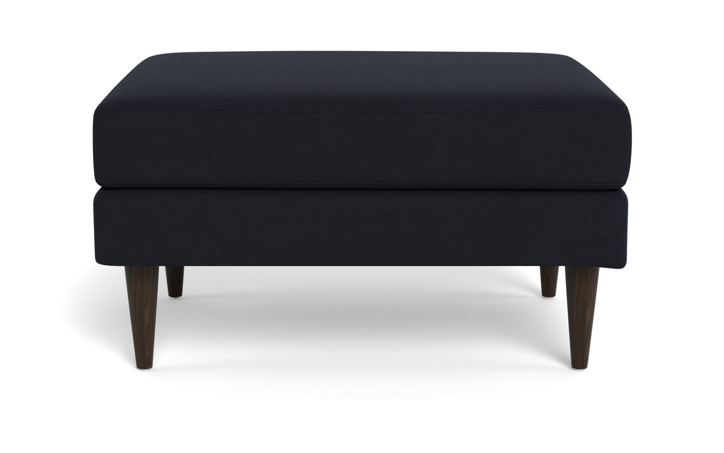 Wallace Untufted Ottoman - Dream Olive