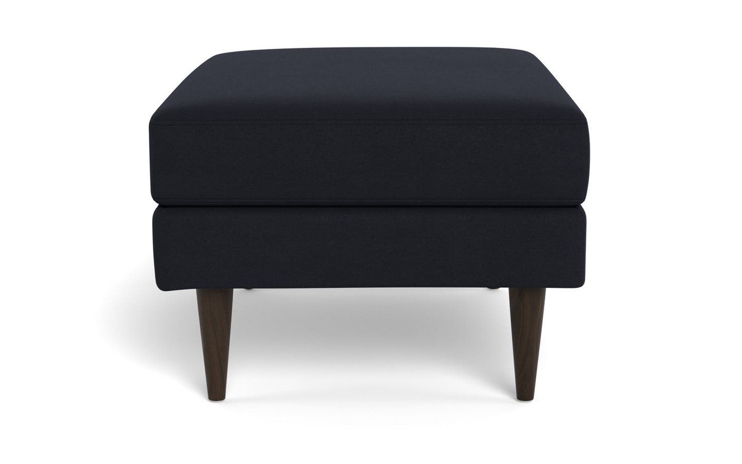 Wallace Untufted Ottoman - Dream Olive