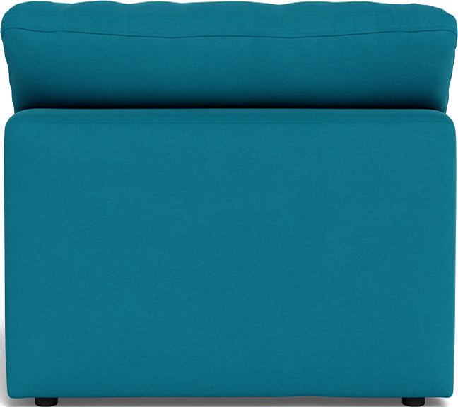 Fluffy Small Armless Chair - Dream Onyx