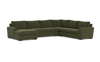 Mesa 156" Corner Sectionals w. Left Chaise - Elliot Avocado