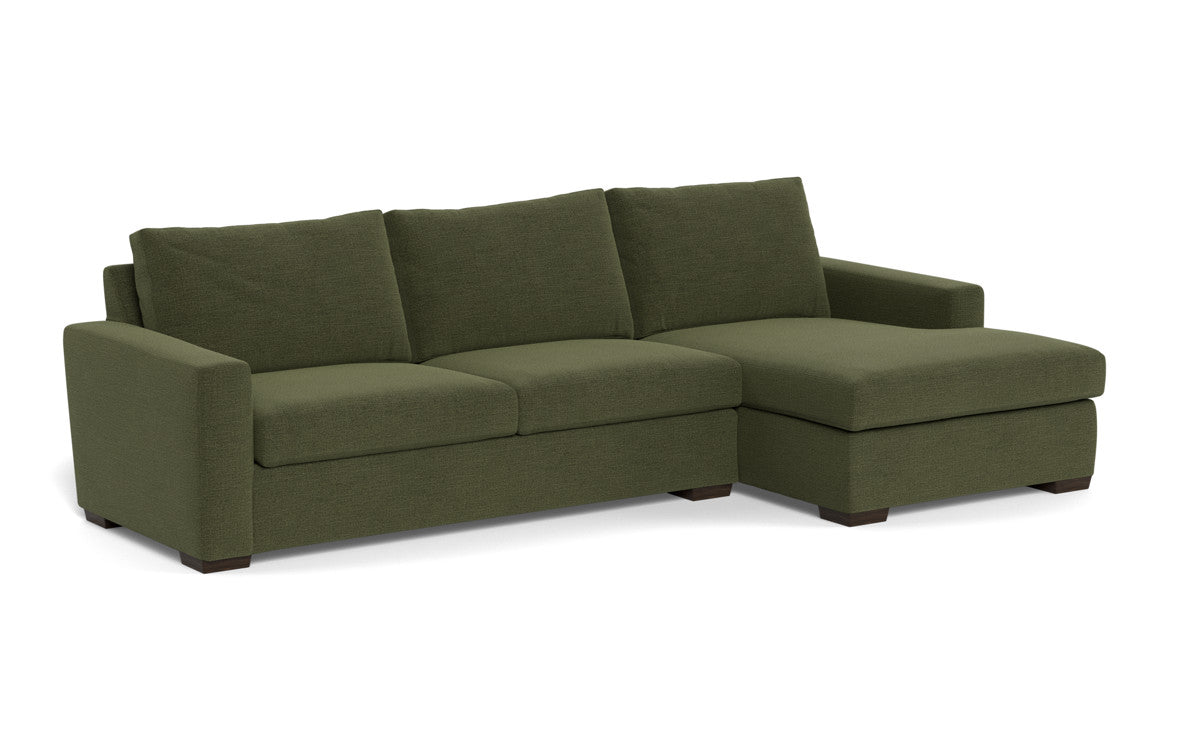 Mesa 123" Right Chaise Sectional - Elliot Avocado