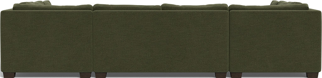 Track 141" Corner Sofa U Sectional - Elliot Avocado