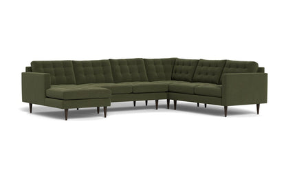 Wallace 130" Corner Sectionals w. Left Chaise - Elliot Avocado