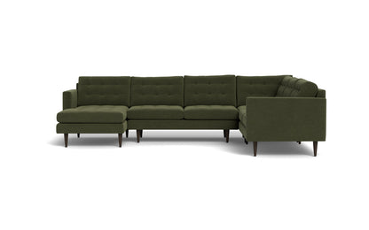Wallace 130" Corner Sectionals w. Left Chaise - Elliot Avocado