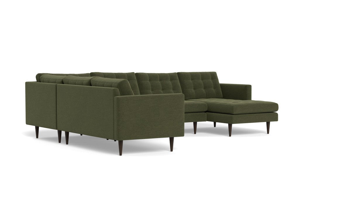 Wallace 130" Corner Sectionals w. Right Chaise - Elliot Avocado