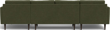 Wallace 126" Double Chaise U Sectional - Elliot Avocado