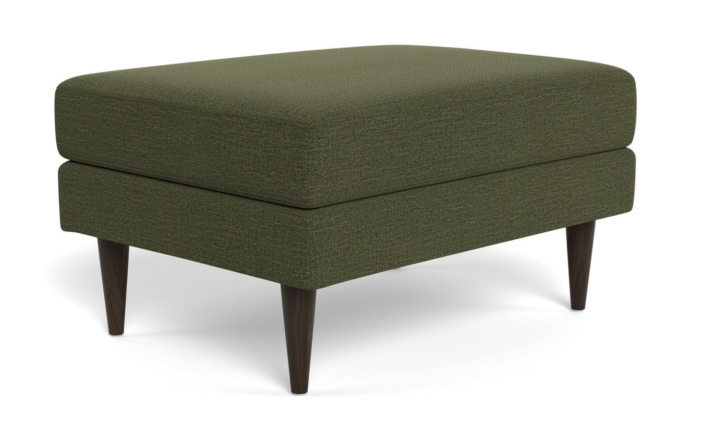 Wallace Untufted Ottoman - Elliot Avocado