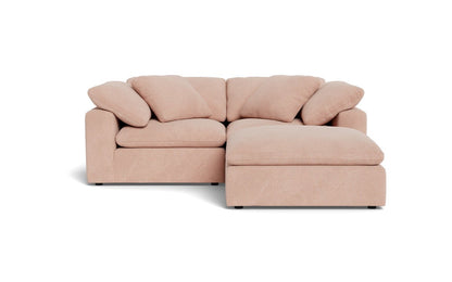 Fluffy 89" 2 Piece Sofa w/Otto - Elliot Blush