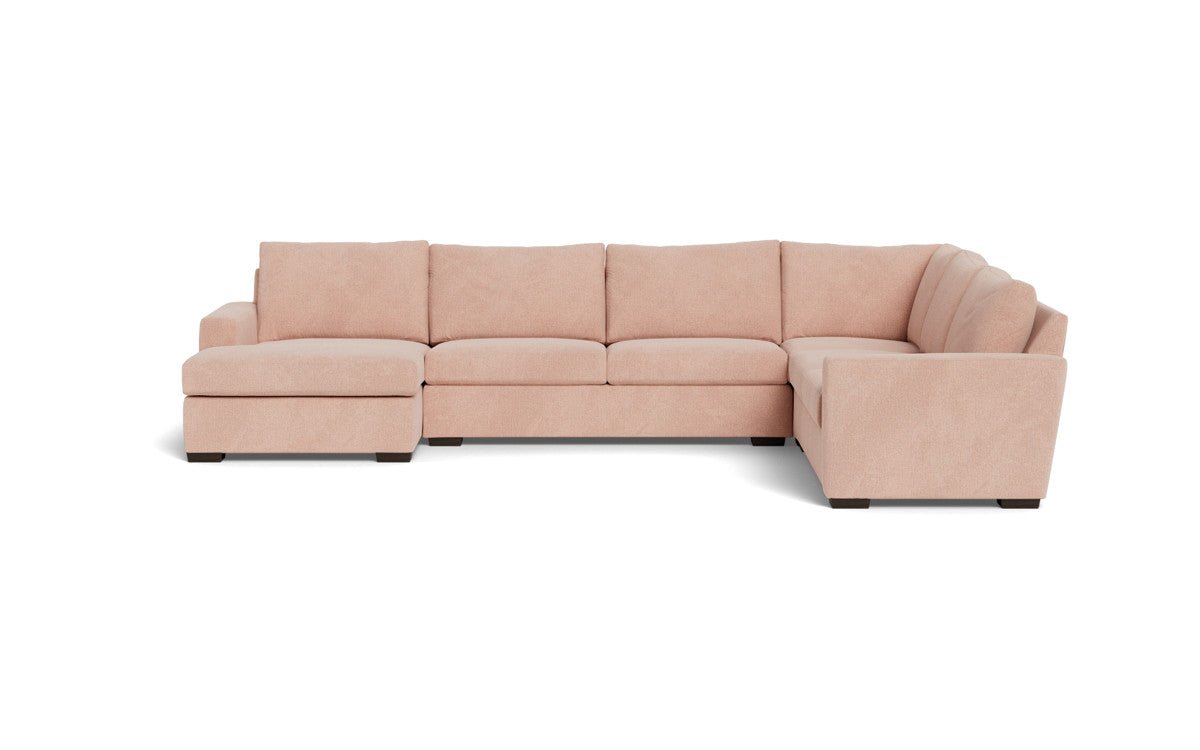 Mesa 156" Corner Sectionals w. Left Chaise - Elliot Blush