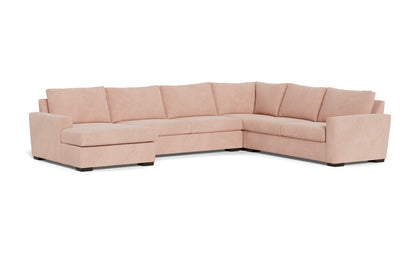 Mesa 156" Corner Sectionals w. Left Chaise - Elliot Blush