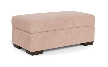 Mesa Storage Ottoman - Elliot Blush