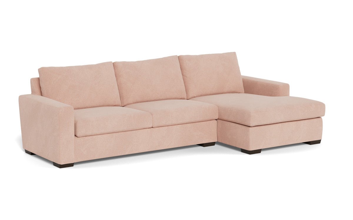Mesa 123" Right Chaise Sectional - Elliot Blush