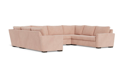 Mesa 154" Condo U Sectional - Elliot Blush