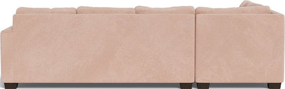 Track 121" Left Chaise Sleeper Sectional - Elliot Blush