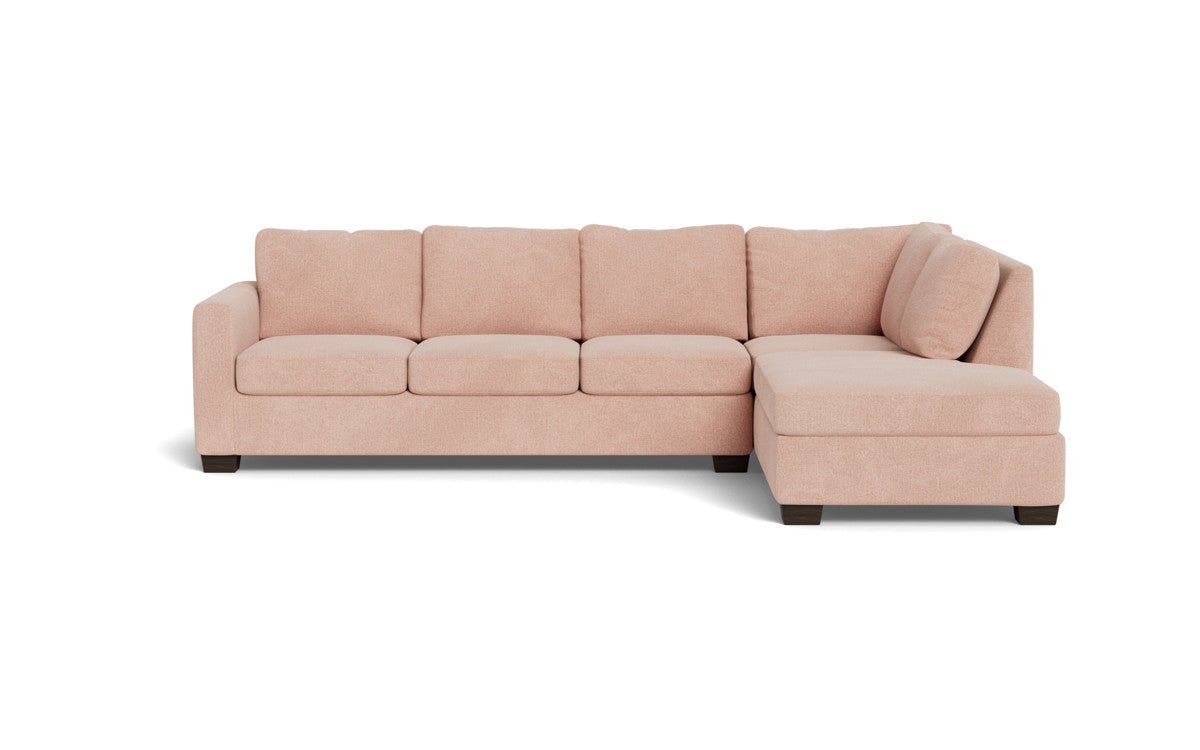 Track 121" Right Chaise Sleeper Sectional - Elliot Blush