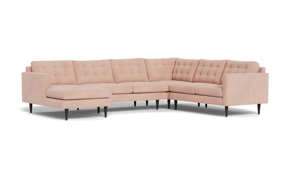 Wallace 130" Corner Sectionals w. Left Chaise - Elliot Blush