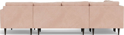 Wallace 130" Corner Sectionals w. Right Chaise - Elliot Blush