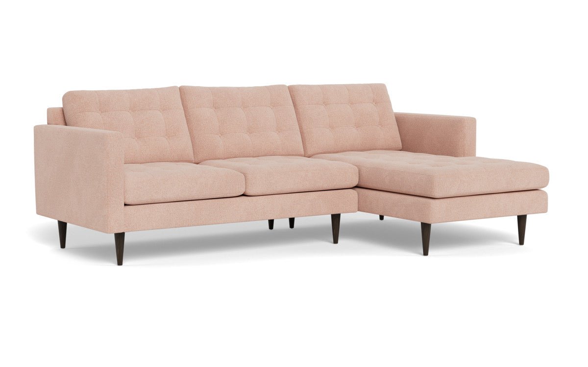 Wallace 98" Right Chaise Sectional - Elliot Blush