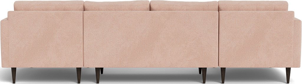 Wallace 126" Double Chaise U Sectional - Elliot Blush