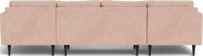 Wallace 126" Double Chaise U Sectional - Elliot Blush