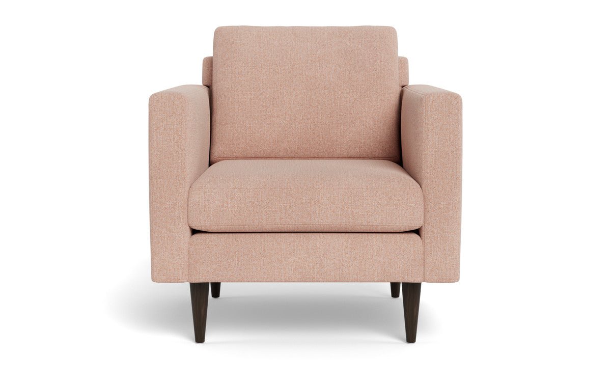 Wallace 34" Untufted Arm Chair - Elliot Blush