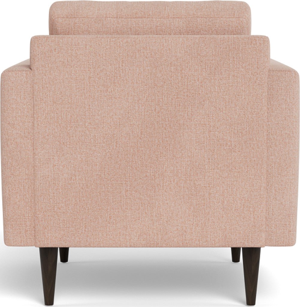 Wallace 34" Untufted Arm Chair - Elliot Blush