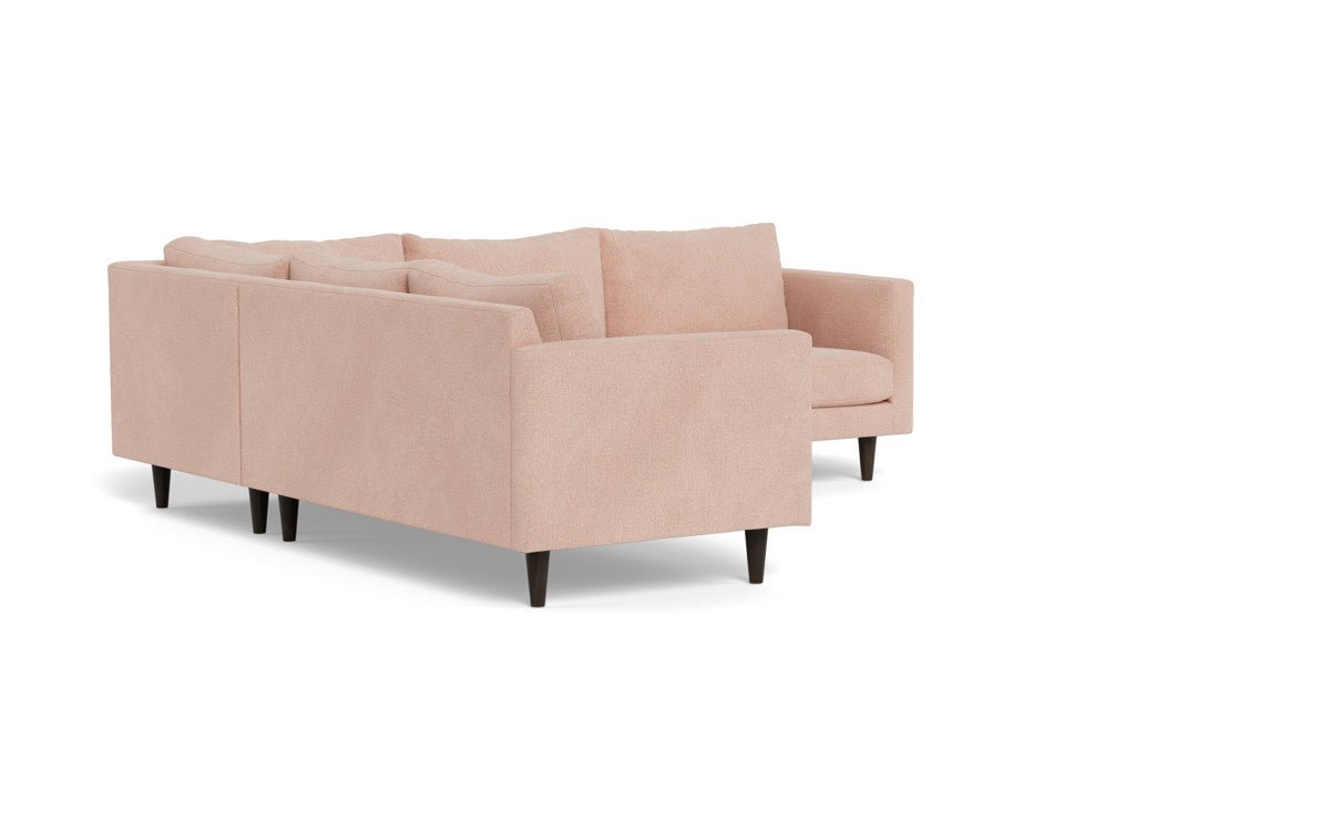 Wallace 102" Untufted Corner Sectional - Elliot Blush