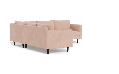 Wallace 102" Untufted Corner Sectional - Elliot Blush