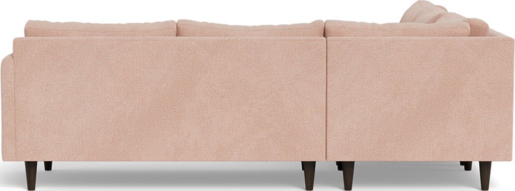 Wallace 102" Untufted Corner Sectional - Elliot Blush