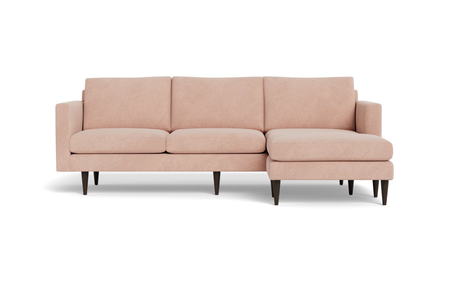 Wallace 98" Untufted Reversible Chaise Sofa - Elliot Blush
