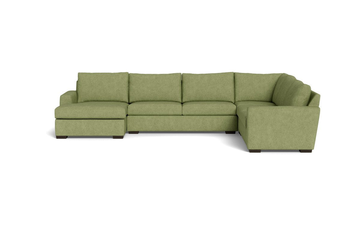 Mesa 156" Corner Sectionals w. Left Chaise - Elliot Celadon