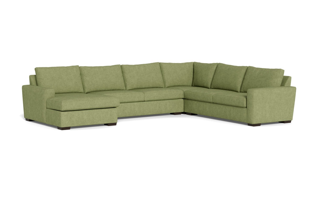 Mesa 156" Corner Sectionals w. Left Chaise - Elliot Celadon