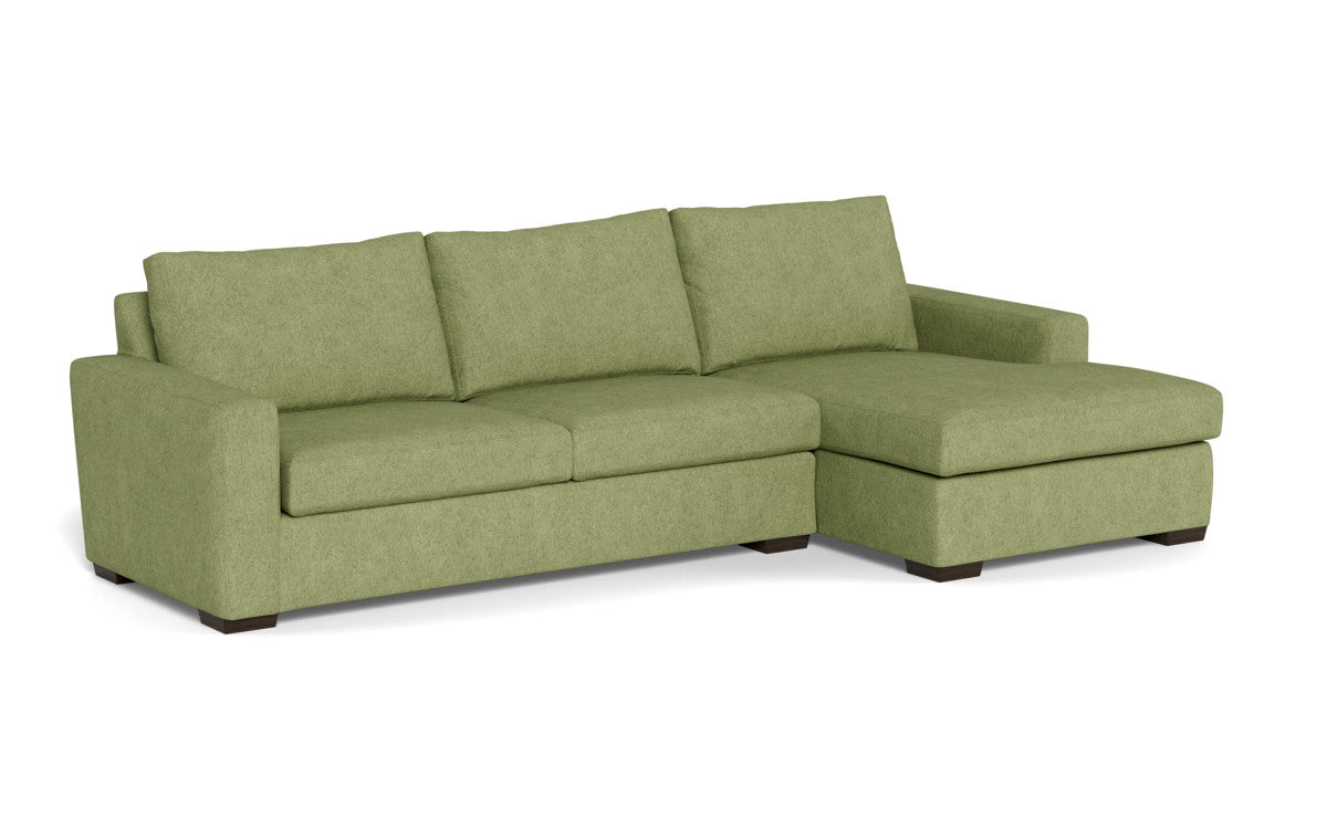 Mesa 123" Right Chaise Sectional - Elliot Celadon