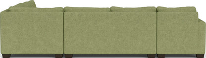 Track 141" Corner Sectionals w. Left Chaise - Elliot Celadon